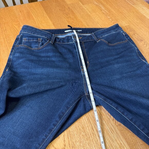 Old Navy Kicker Boot Cut Jeans Dark Wash Size 10 Short - Picture 11 of 13